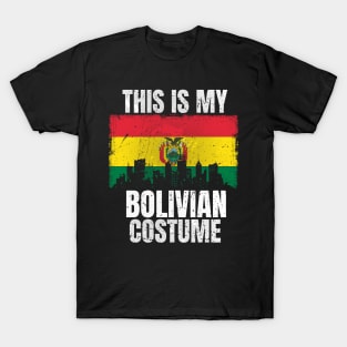 This Is My Bolivian Costume for Men Women Vintage Bolivian T-Shirt